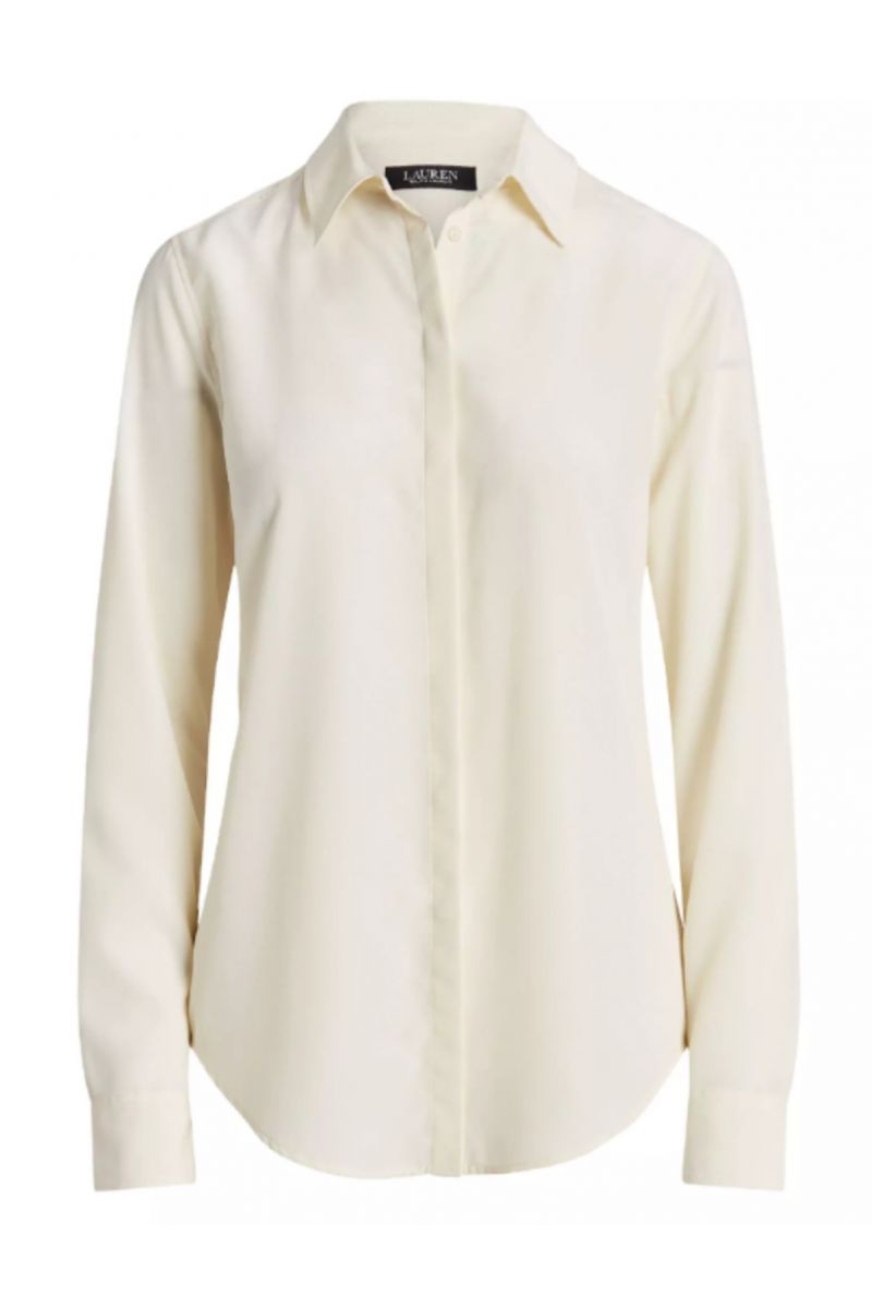 LAUREN RALPH LAUREN POLYCDC 79-SHIRT HS CREME