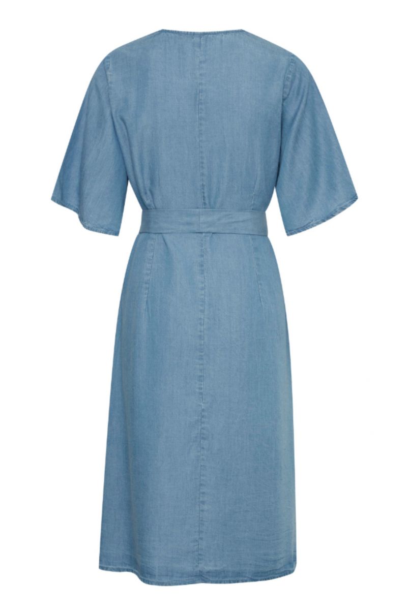 FRANSA FREVELYN DRESS 1 DENIM LIGHT BLUE