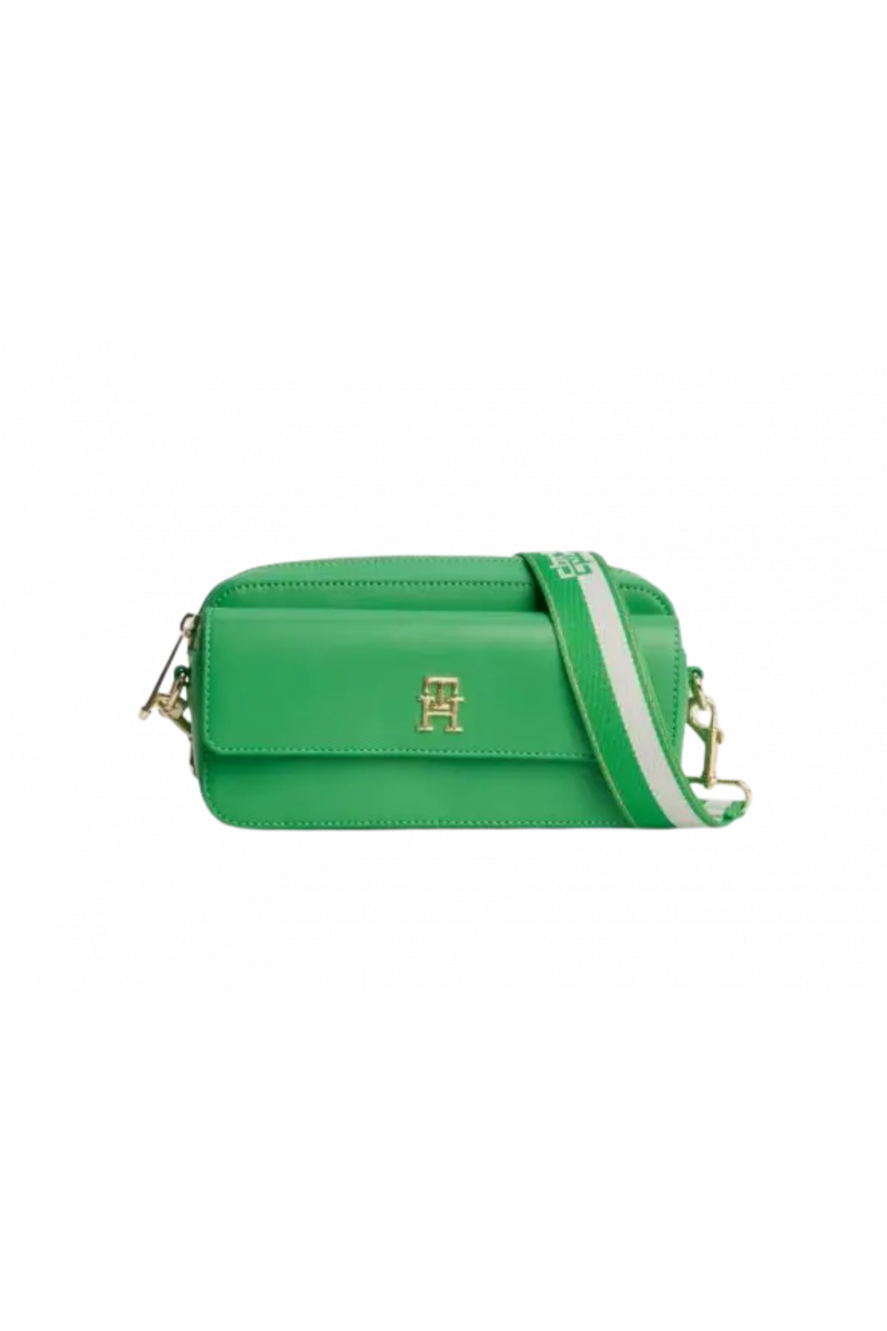 TOMMY HILFIGER ICONIC CAMERA BAG - LIGHT GREEN LXM