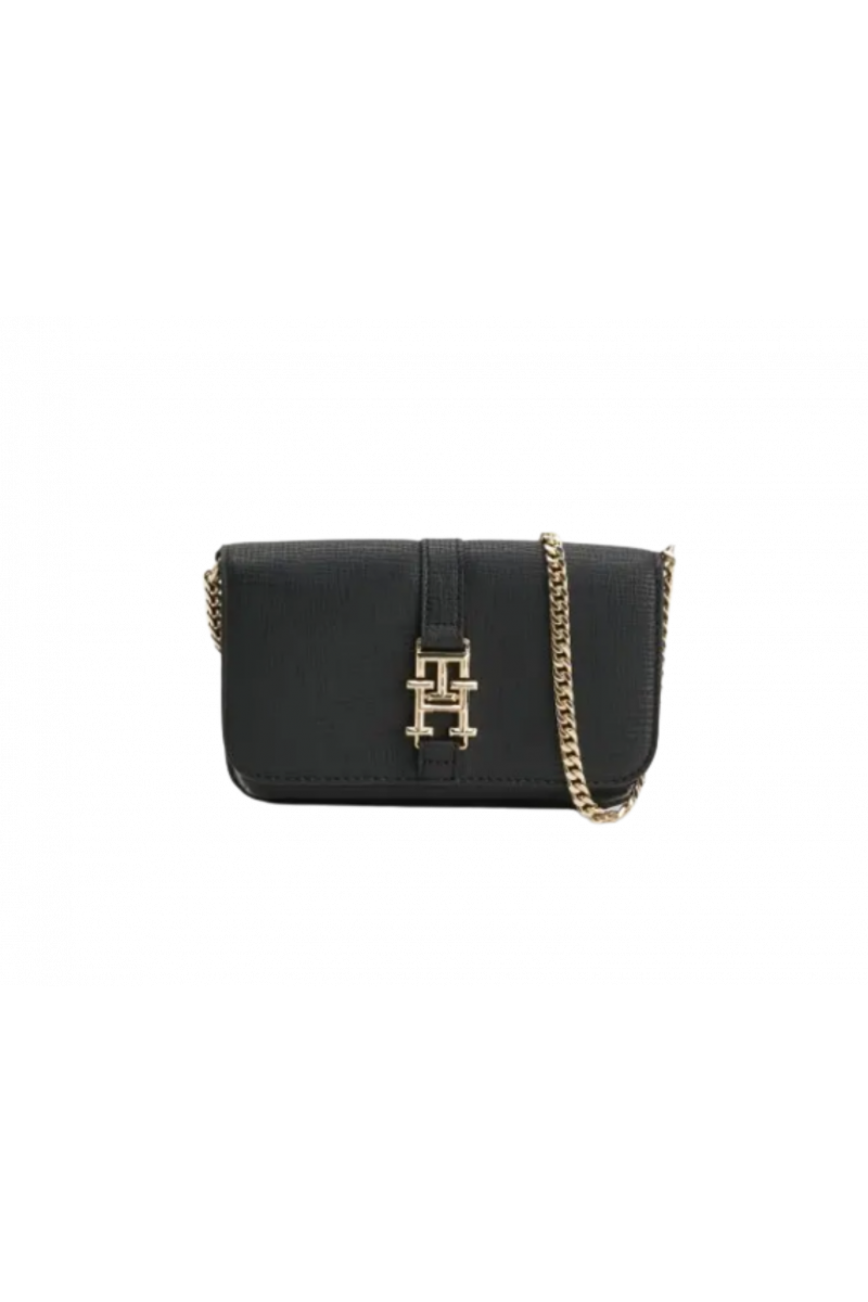 TOMMY HILFIGER PLUSH MINI CROSSOVER - BLACK BDS