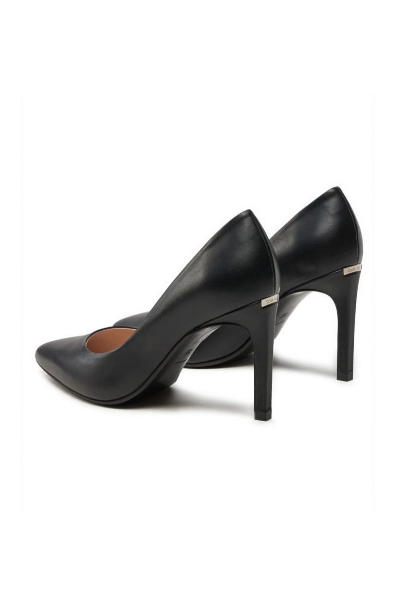 CALVIN KLEIN HEEL PUMP 90 LTH BLACK BEH