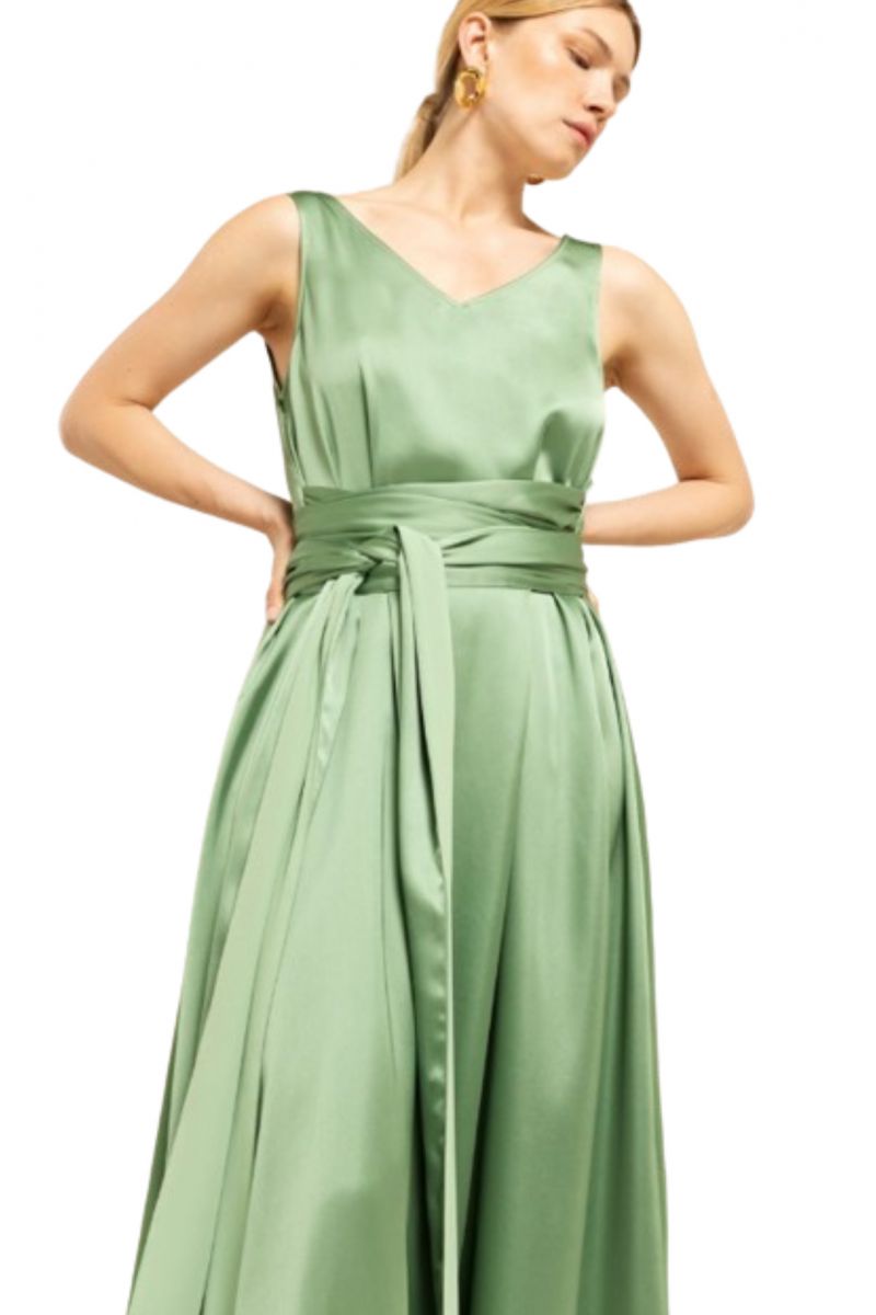 DIANA GALLESI - DRESS MAXI GREEN