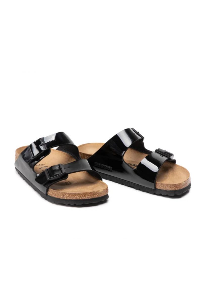 BIRKENSTOCK - SYNTHETICS ARIZONA BF PATENT BLACK NARROW CORE ESSENTIAL CLASSIC