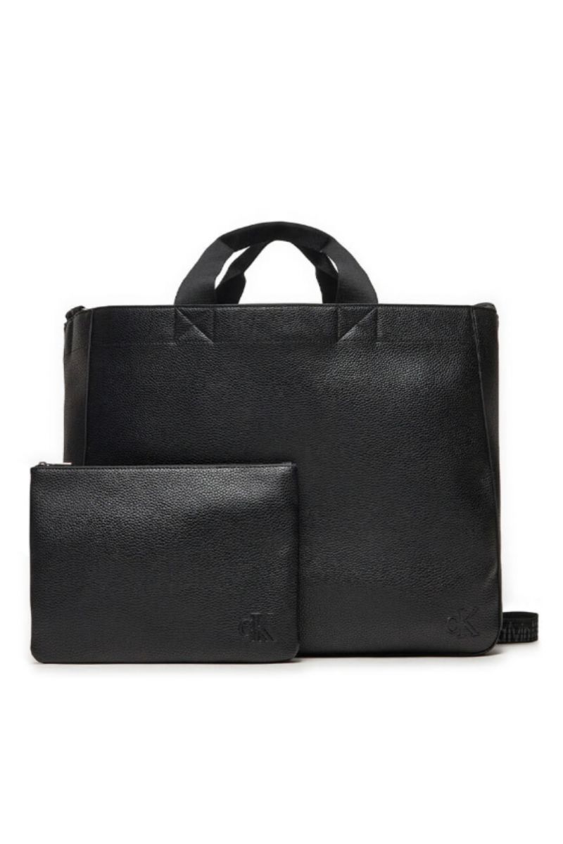 CALVIN KLEIN ULTRALIGHT SLIM TOTE 34 PU BLACK