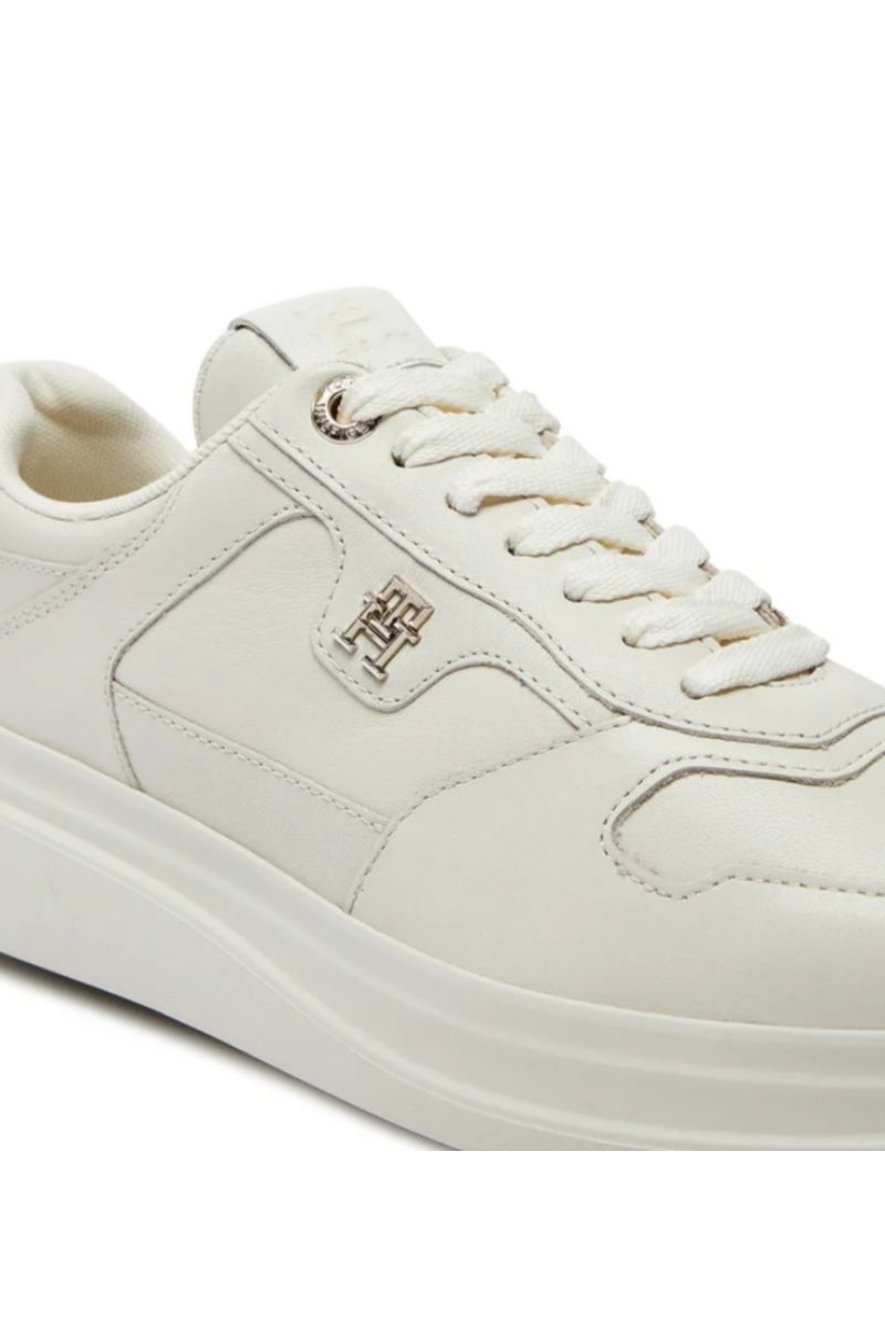 TOMMY HILFIGER LUX POINTY COURT SNEAKER ANCIENT WHITE