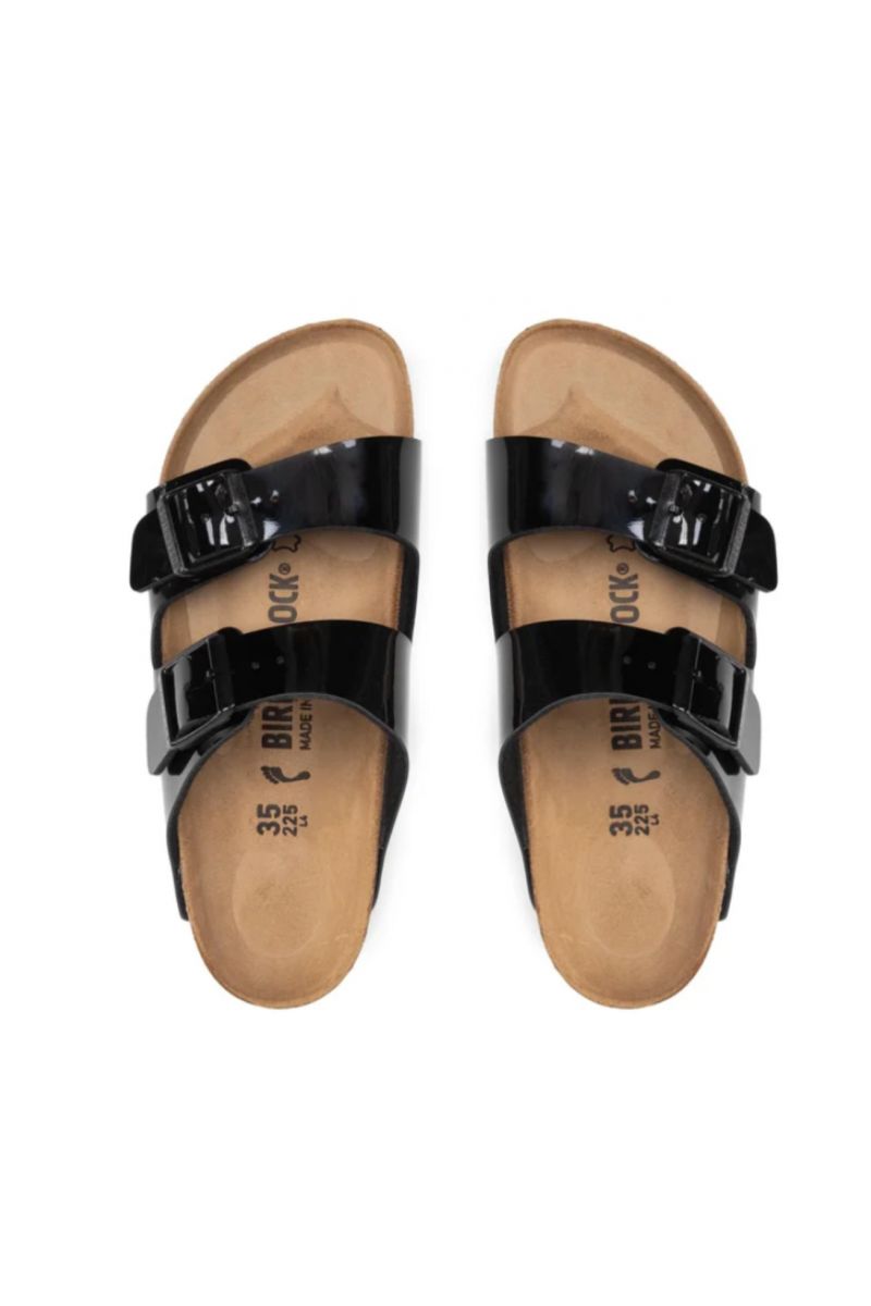 BIRKENSTOCK - SYNTHETICS ARIZONA BF PATENT BLACK NARROW CORE ESSENTIAL CLASSIC