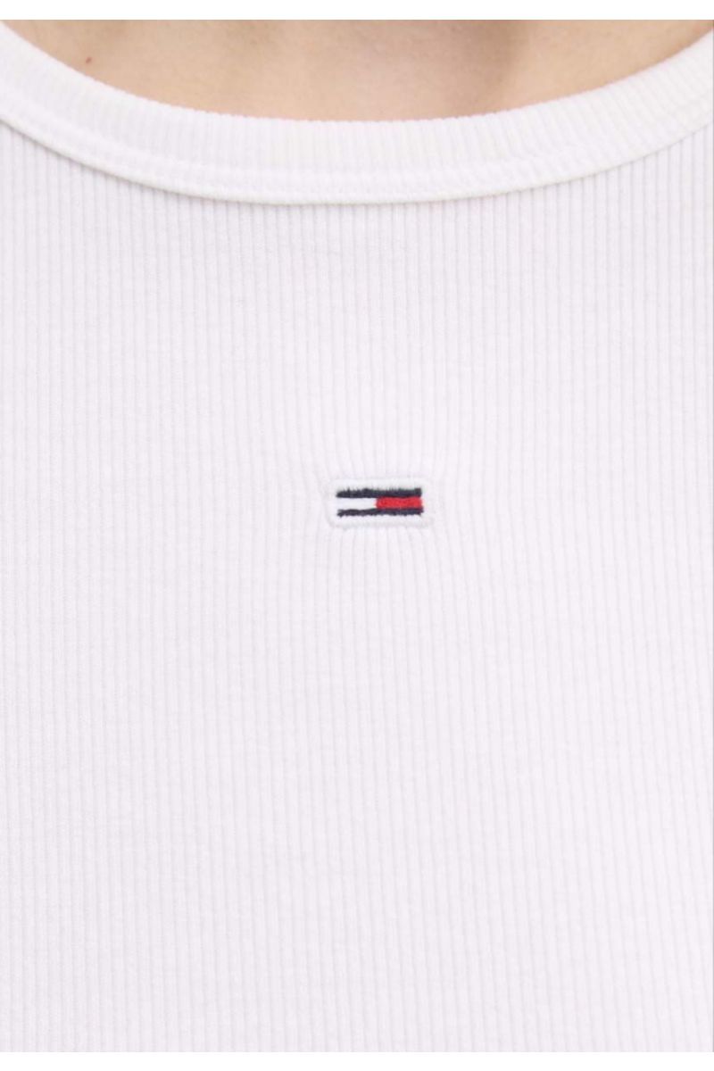 TOMMY HILFIGER TJW SLIM ESSENTIAL RIB LS YBH