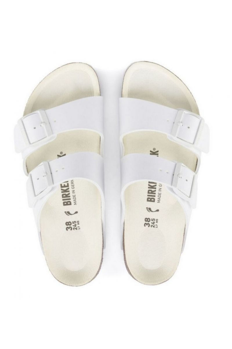 BIRKENSTOCK SYNTHETICS ARIZONA BF TRIPLES WHITE NARROW SEASONAL UNISEX