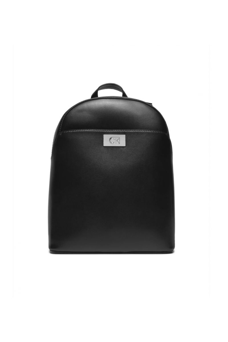 CALVIN KLEIN CK PUSH DOMED BACKPACK BLACK BEH