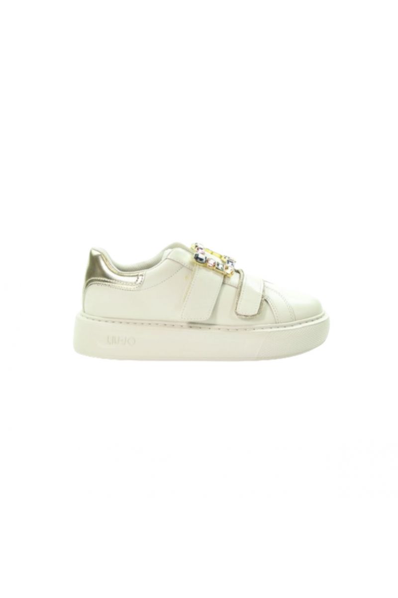 LIU JO SPORT FASE 1 KYLIE 20 SNEAKER CALF LEATHER/METALLI