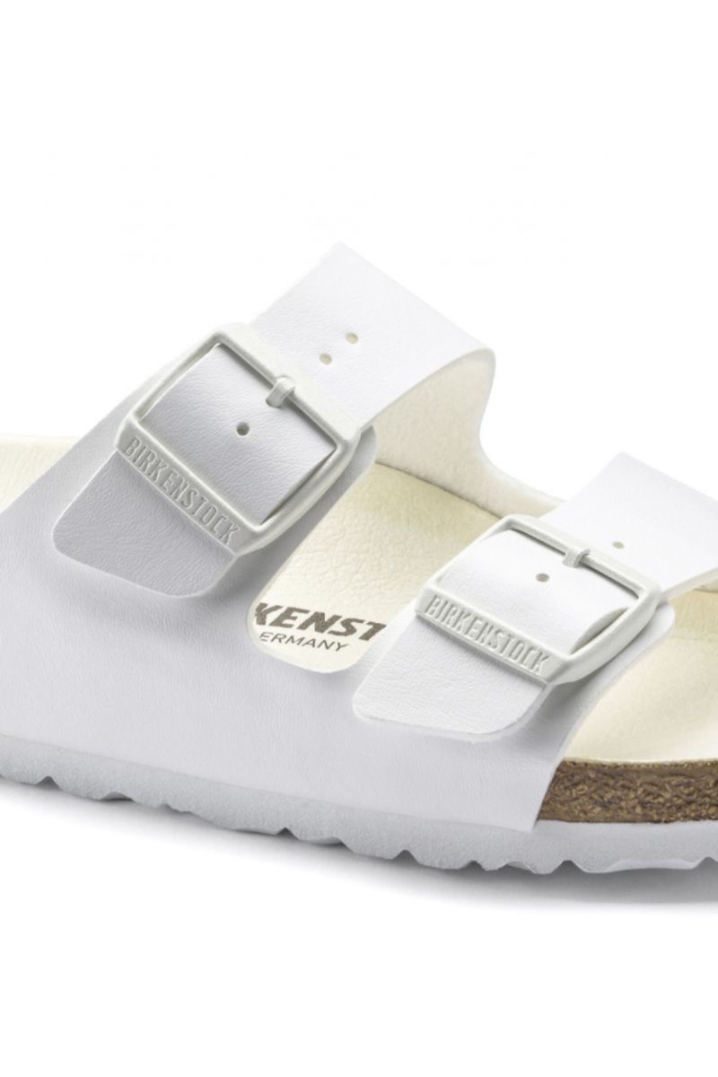 BIRKENSTOCK SYNTHETICS ARIZONA BF TRIPLES WHITE NARROW SEASONAL UNISEX