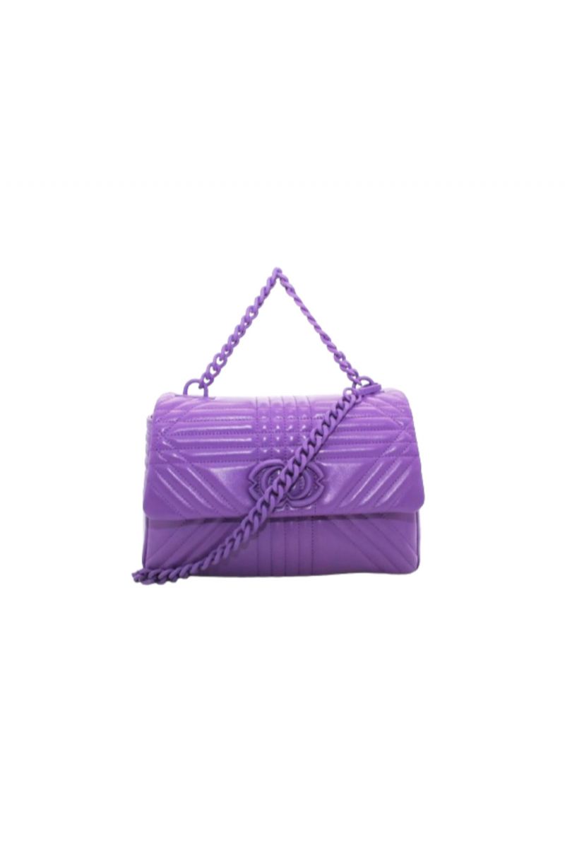 LA CARRIE - GRATE STEPHY MED.HAND BAG LEATHER VIOLET