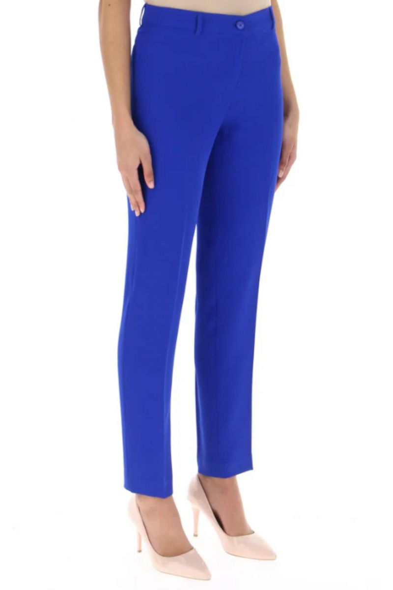 DIANA GALLESI - TROUSERS BLUE ELECTRIC