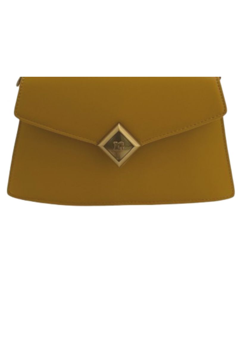 LA CARRIE - GRIS MES. HAND BAG SYNTHETIC MUSTARD