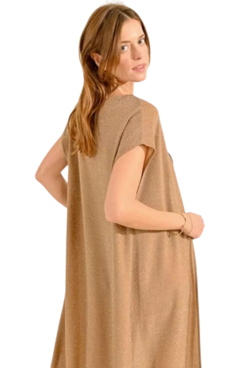 MOLLY BRACKEN PAR LE BAIN KNITTED CARDIGAN GOLDEN BEIGE