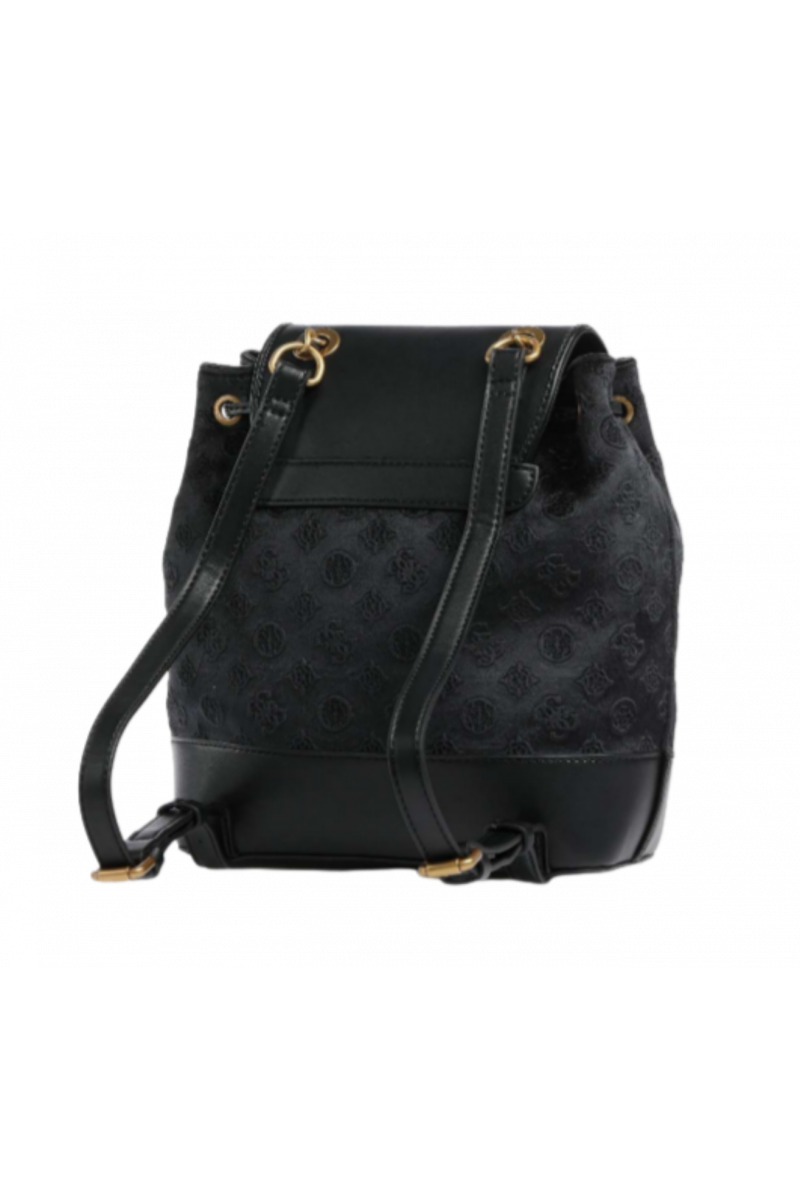 GUESS INIA FLAP BACKPACK BLACK VELVET