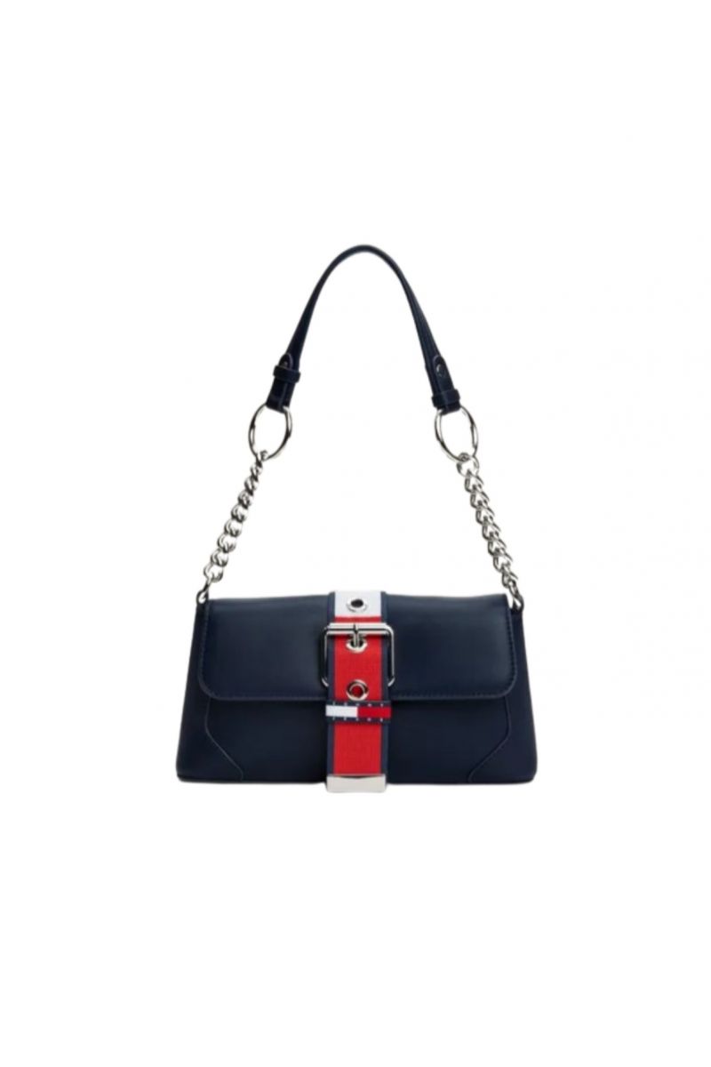 TOMMY HILFIGER TJW IDOL SHOULDER BAG DARK BLUE C1G