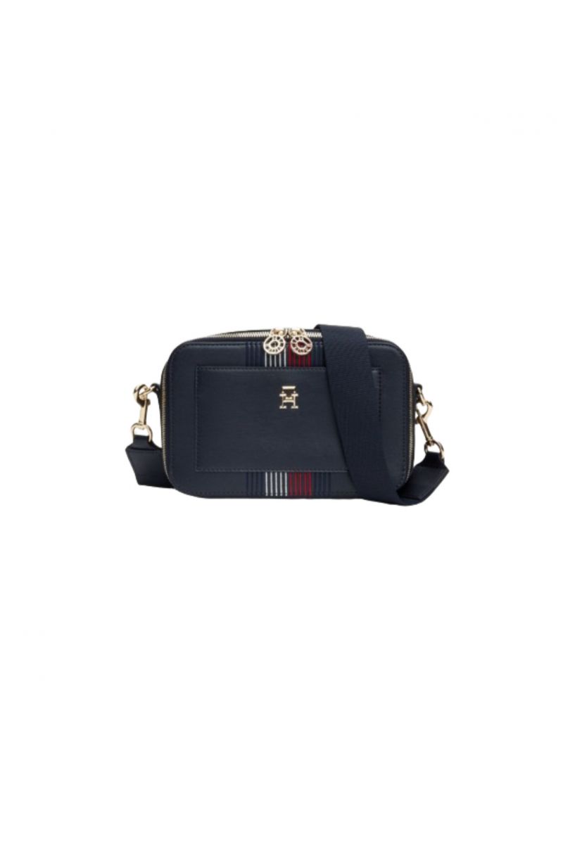 TOMMY HILFIGER DISTINCT CAMERA BAG CORP DARK BLUE DW6