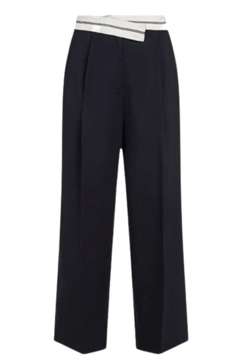 TOMMY HILFIGER RWB PREP WIDE LEG CROSSED PANT DW5