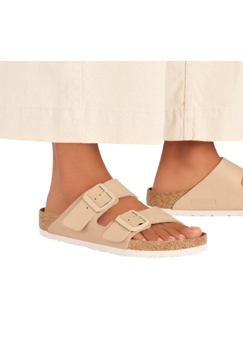 BIRKENSTOCK - SYNTHETICS ARIZONA BF NEW BEIGE NARROW FIT SEASONAL CLASSIC