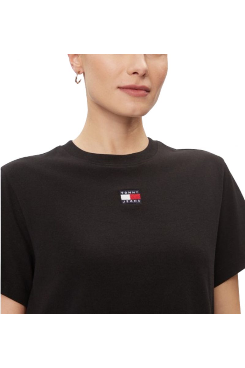 TOMMY HILFIGER TJW BXY BADGE TEE EXT BLACK BDS