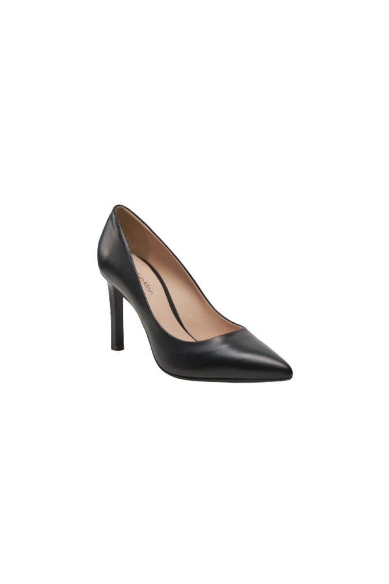 CALVIN KLEIN HEEL PUMP 90 LTH BLACK BEH