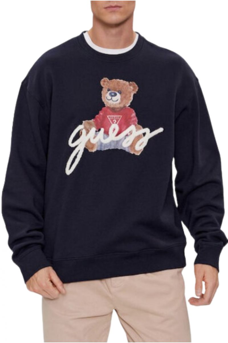 GUESS - ECO MAX GUESS BEAR SWTSHRT