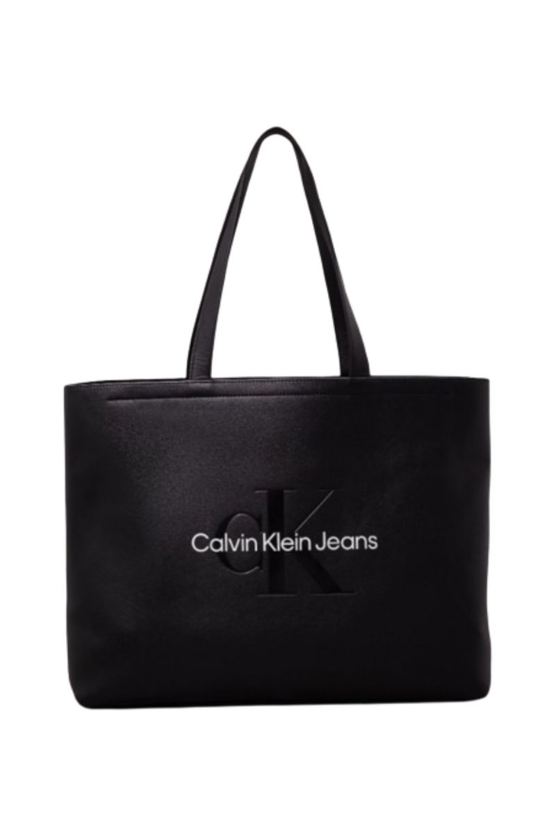 CALVIN KLEIN SCULPTED SLIM TOTE34 MONO BLACK 0GQ