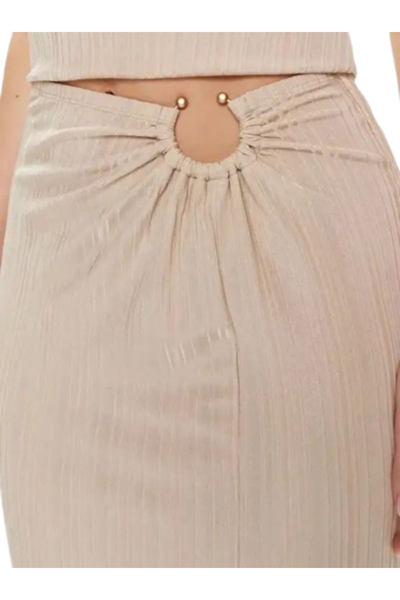 GUESS -  CHRISTIN MIDI SKIRT BEIGE