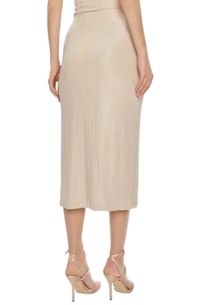 GUESS -  CHRISTIN MIDI SKIRT BEIGE