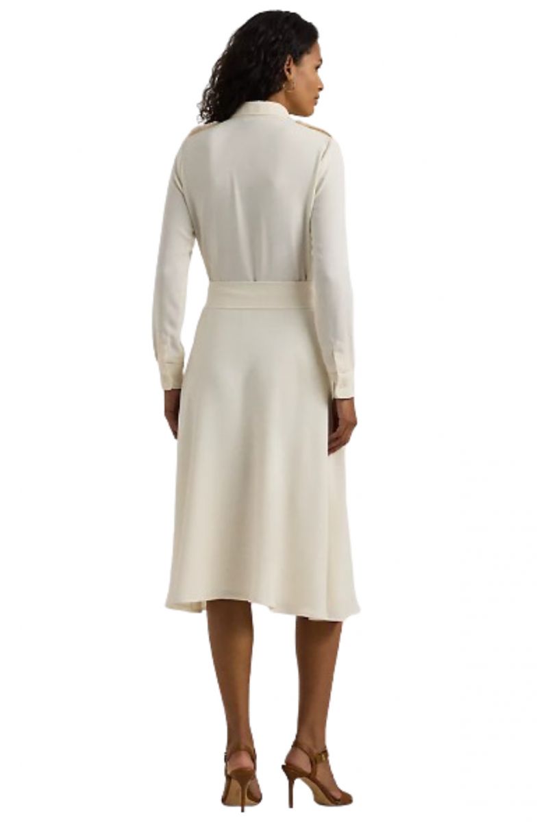 LAUREN RALPH LAUREN TRIPLE OGT-DRESS WINTER CREAM