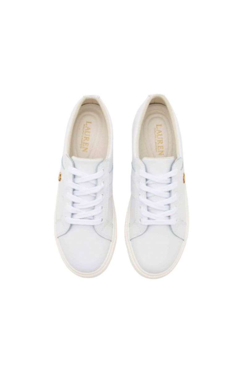 LAUREN RALPH LAUREN - JANSON II SNEAKERS RL WHITE