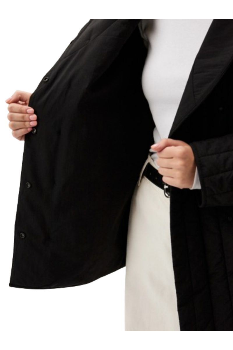 CALVIN KLEIN LW PADDED VERTICAL QUILT JACKET BEH