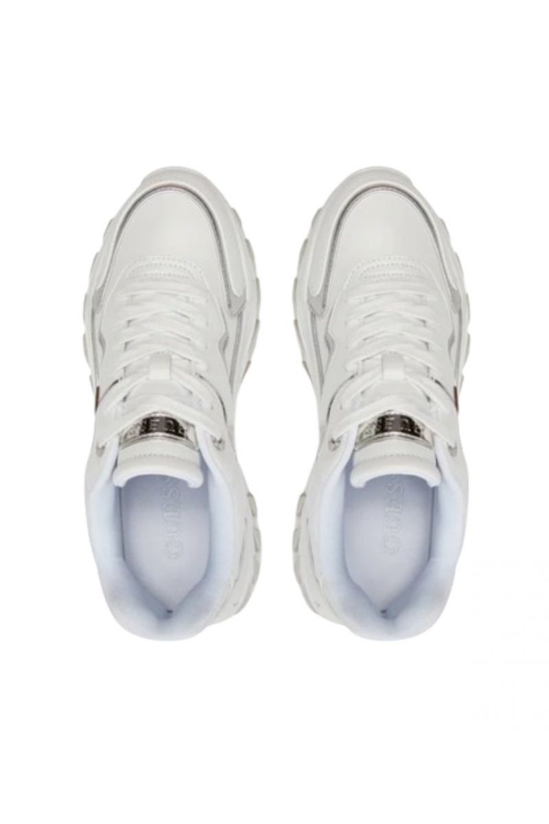 GUESS NOWAH SNEAKERS WHITE-SILVER