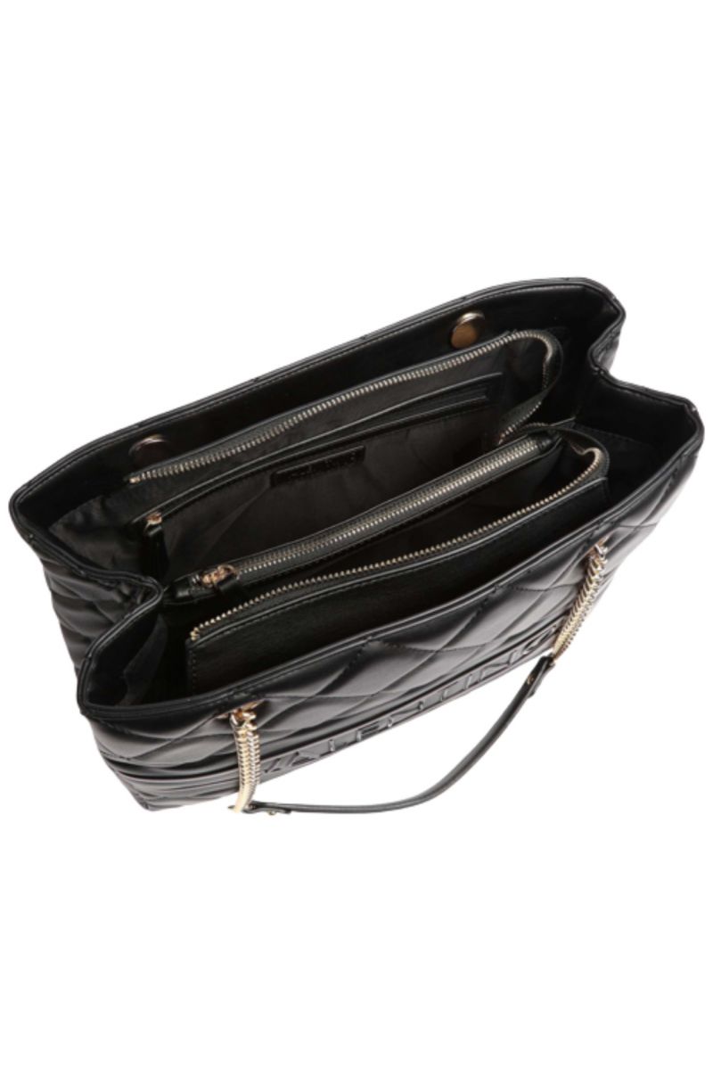 MARIO VALENTINO WOMEN'S ADA BORSA SYNTHETIC LEATHER BLACK