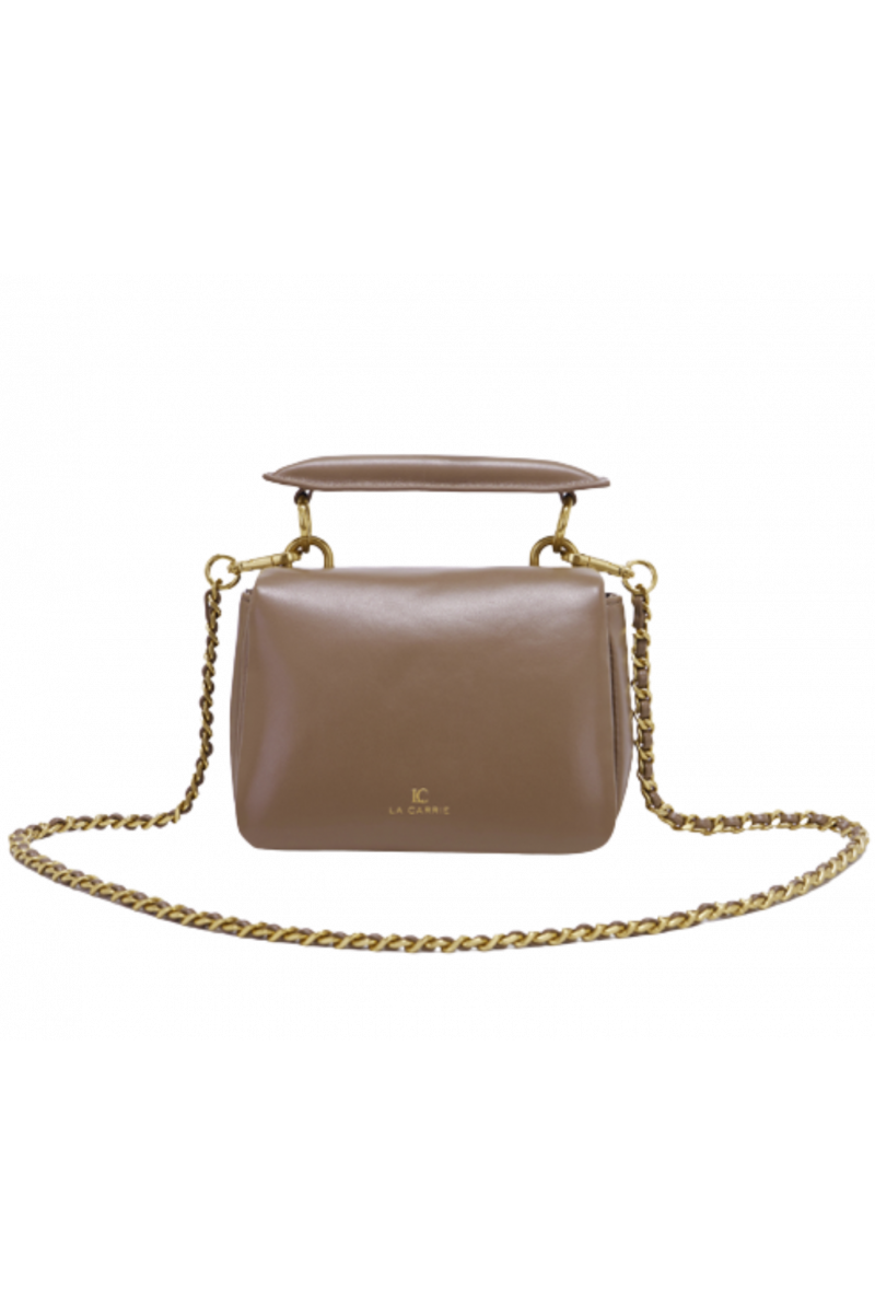 LA CARRIE - MOONLIGHT MED.SHOULDER BAG SYNTHETIC TAUPE