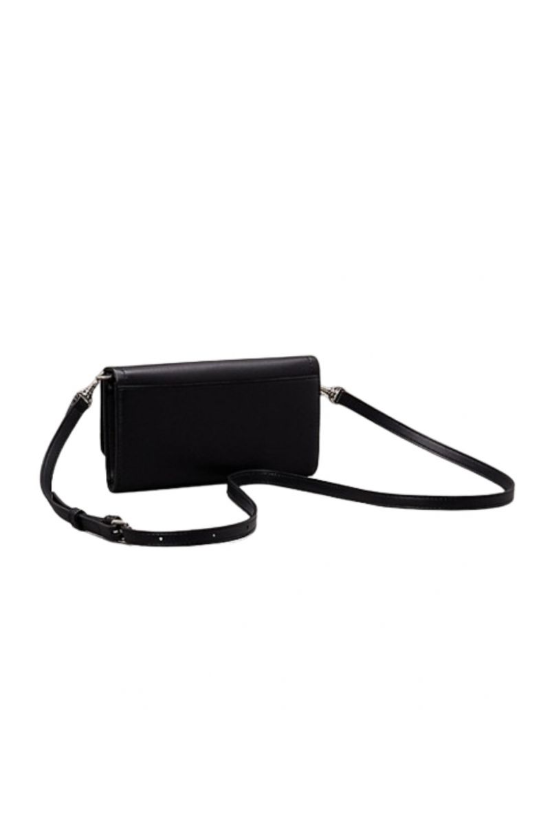 CALVIN KLEIN BLOCK LONGFOLD W/STRAP BLACK BEH