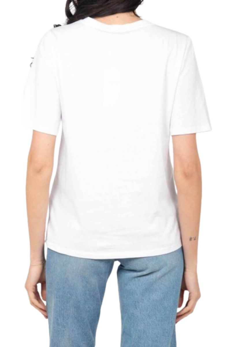 DIANA GALLESI - T-SHIRT SHORT SLEEVE WHITE/RED