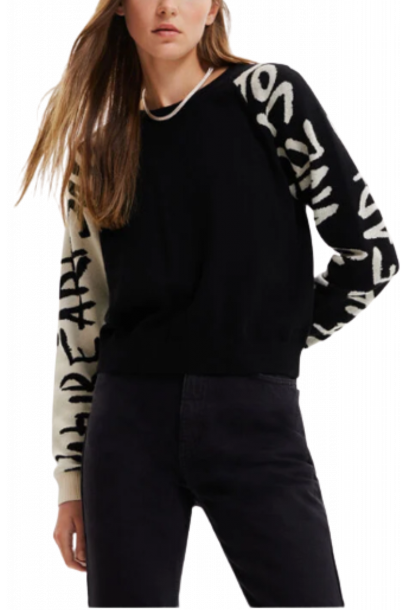 DESIGUAL JERS_NOOR KNIT SWEATER