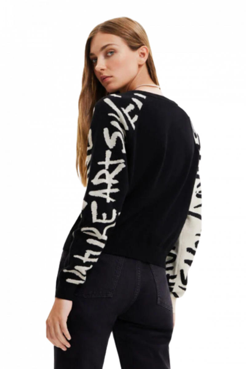 DESIGUAL JERS_NOOR KNIT SWEATER