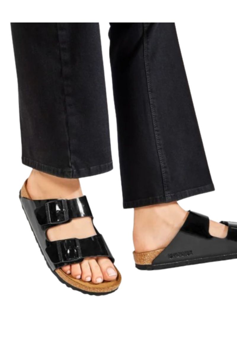 BIRKENSTOCK - SYNTHETICS ARIZONA BF PATENT BLACK NARROW CORE ESSENTIAL CLASSIC