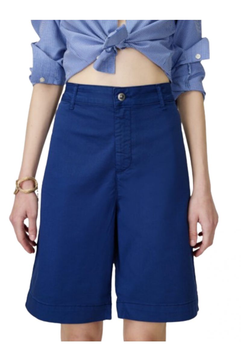 SARAH LAWRENCE BERMUDA SHORTS CHINO BLUE