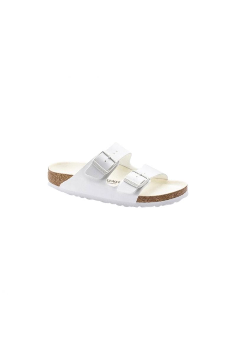 BIRKENSTOCK SYNTHETICS ARIZONA BF TRIPLES WHITE NARROW SEASONAL UNISEX