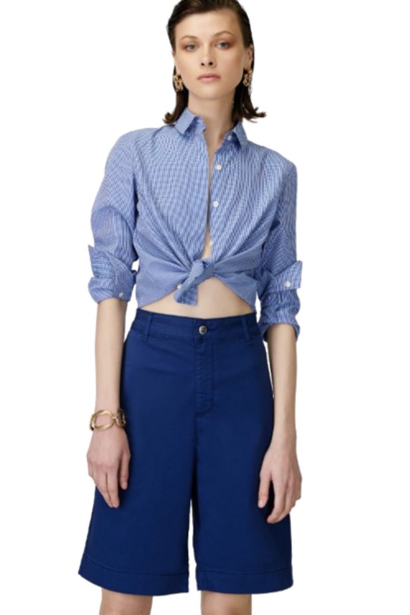 SARAH LAWRENCE BERMUDA SHORTS CHINO BLUE