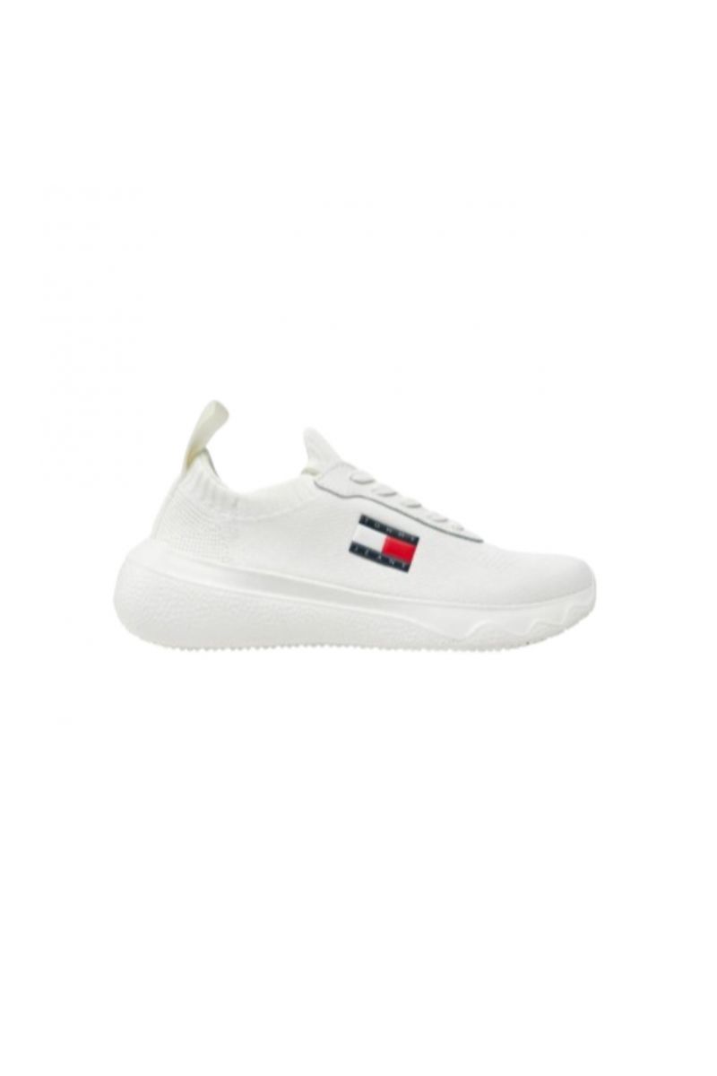 TOMMY HILFIGER TJW KNIT RUNNER WHITE YBL