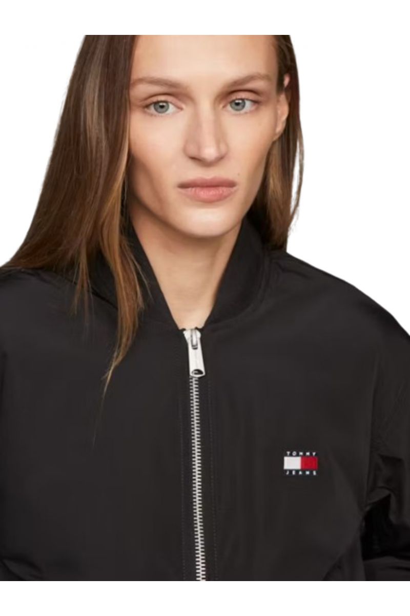 TOMMY HILFIGER TJW ESSENTIALS BOMBER JACKET EXT BLACK BDS