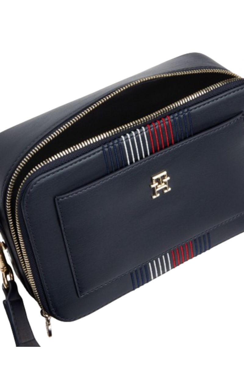 TOMMY HILFIGER DISTINCT CAMERA BAG CORP DARK BLUE DW6