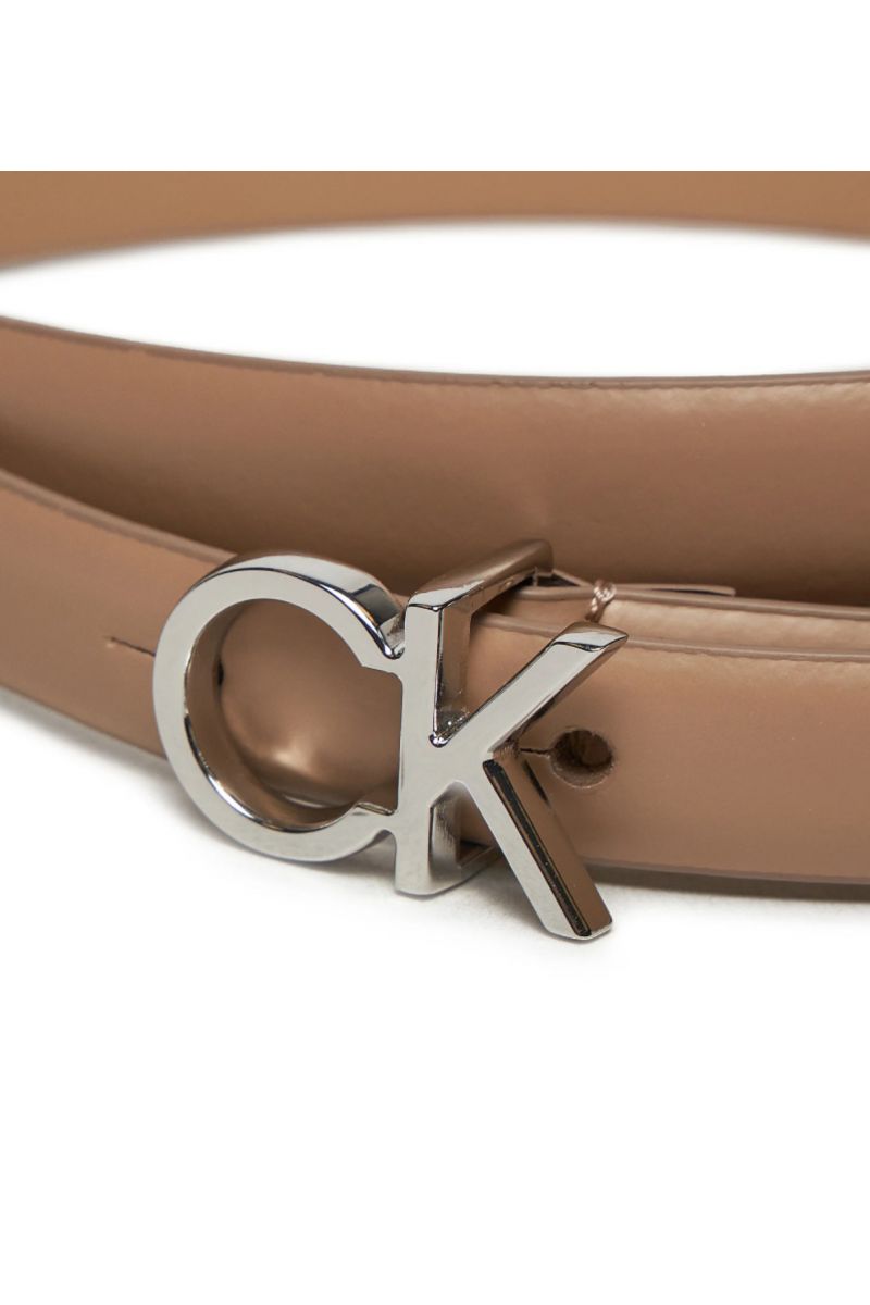 CALVIN KLEIN CK THIN BELT 1.5CM NEW BEIGE