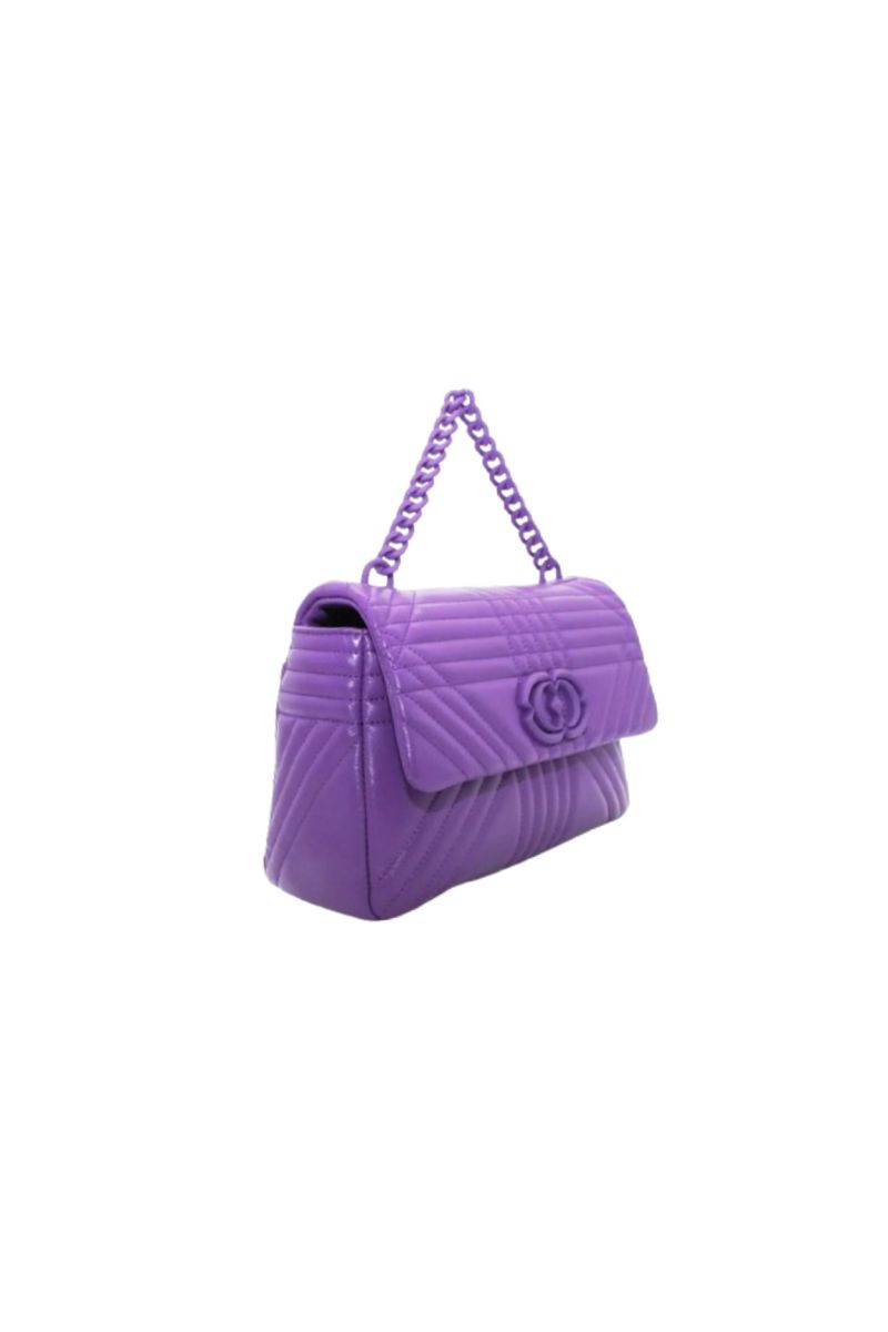 LA CARRIE - GRATE STEPHY MED.HAND BAG LEATHER VIOLET