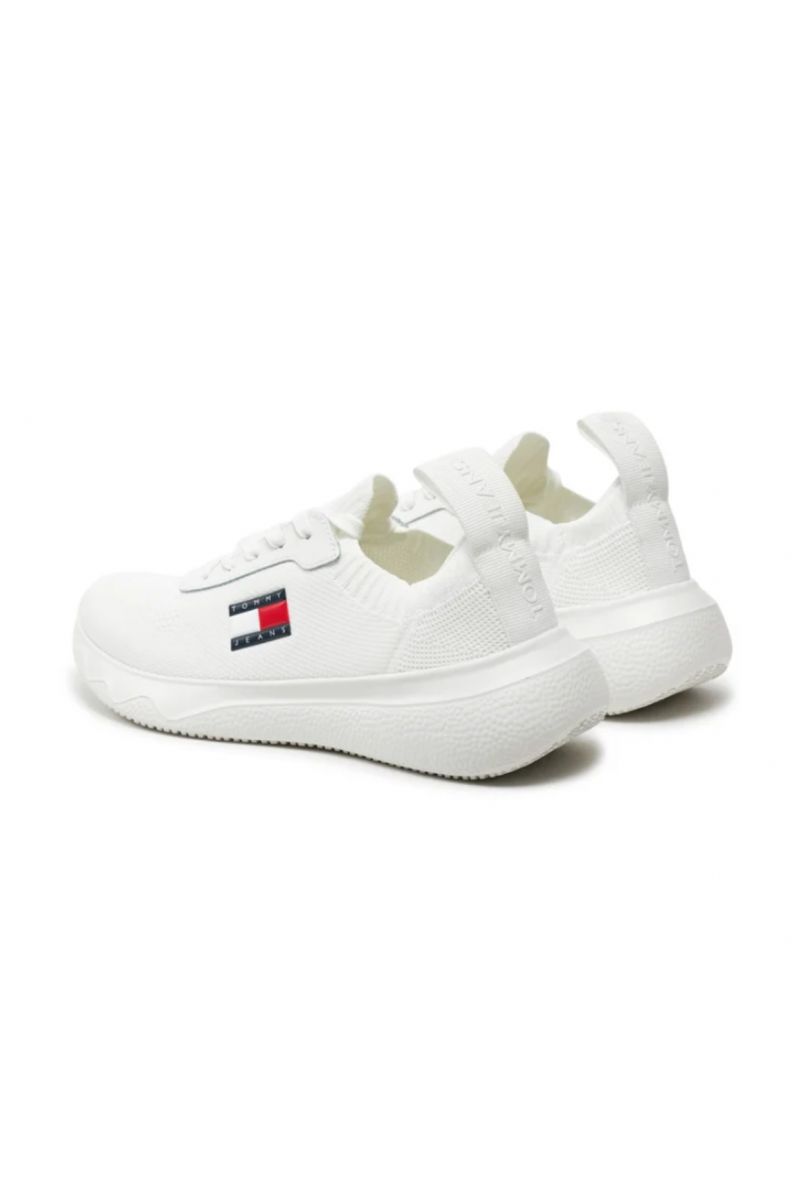 TOMMY HILFIGER TJW KNIT RUNNER WHITE YBL